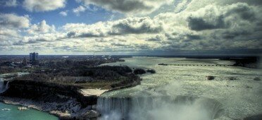 Ниагарский водопад с высоты птичьего полета